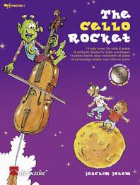 The Cello Rocket - 18 Easy tunes for cello & piano - noty na violoncello